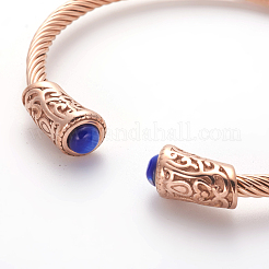304 Stainless Steel Cuff Bangle Sets&nbsp;BJEW-L642-07A