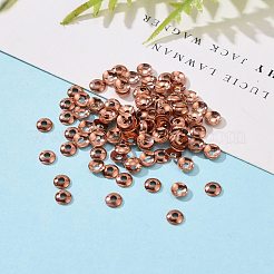 Brass Tiny Bead Cones&nbsp;X-KK-O043-04RG