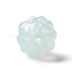 蓄光アクリルビーズ  キラキラビーズ  暗闇で光る  多面カットラウンド  ミックスカラー  15.5x15mm  穴：3mm  約250個/500g&nbsp;OACR-E010-28