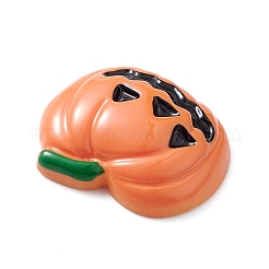 ハロウィーン不透明樹脂カボション  ハロウィンチャーム  カボチャ  20x23x7mm&nbsp;RESI-K019-53B