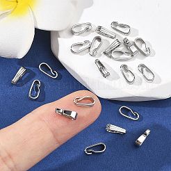 シェグレース ブラス スナップオン ベイル  ニッケルフリー  プラチナメッキ  8.5x3x4mm&nbsp;XGRQ29292-388P