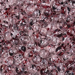 Baking Paint Transparent Glass Beads&nbsp;DGLA-T004-08A