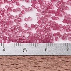 MIYUKIデリカビーズ  シリンダー  日本製シードビーズ  11/0  （db1807)染めローズシルクサテン  1.3x1.6mm  穴：0.8mm  約2000PCS /ボトル  10 G /ボトル&nbsp;SEED-JP0008-DB1807