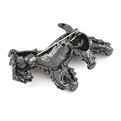Dog Shape Rhinestone Brooches&nbsp;JEWB-S030-05