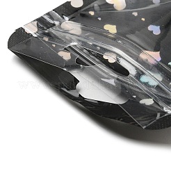 Rectangle Glitter Holographic Plastic Yin-yang Zip Top Gift Bags&nbsp;OPP-F004-01C-B01