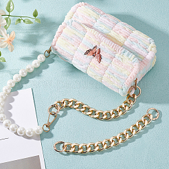 2Pcs Aluminum Curb Chain Purse Strap Extender&nbsp;FIND-HY0004-37LG