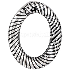 1Pc Sterling Silver Twister Clasps&nbsp;STER-BBC0009-54