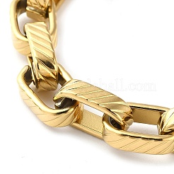304 Stainless Steel Box Chain Bracelet&nbsp;STAS-Z055-06G