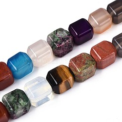 Natural & Synthetic Mixed Stone Beads Strands&nbsp;G-T142-77