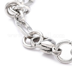 Non-Tarnish 304 Stainless Steel Link Chain Bracelet for Men Women&nbsp;BJEW-Z011-18P
