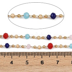 Brass Rondelle Link Chains&nbsp;CHC-H115-22G
