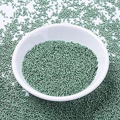MIYUKIデリカビーズ  シリンダー  日本製シードビーズ  11/0  （db1171)亜鉛メッキマットダークミント  1.3x1.6mm  穴：0.8mm  約10000個/袋  50 G /袋&nbsp;SEED-X0054-DB1171