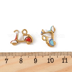 304 Stainless Steel Enamel Pendants&nbsp;STAS-P396-16G-M
