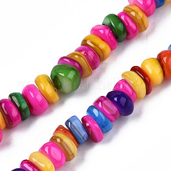 Natural Trochid Shell/Trochus Shell Beads Strands&nbsp;SHEL-S258-081