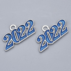 Alloy Enamel Pendants&nbsp;PALLOY-N160-001-02S-RS