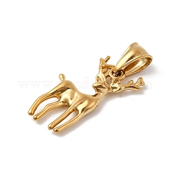 Animal Theme 304 Stainless Steel Pendants&nbsp;STAS-B167-27F-G
