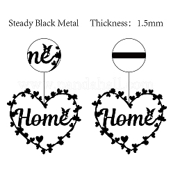 Iron Pendant Decorations&nbsp;HJEW-WH0013-024
