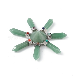 Chakra Natural Green Aventurine Energy Tower Pyramid&nbsp;G-L524-08P-05