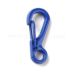 スプレー塗装合金プッシュ ゲート スナップ キーホルダー クラスプ パーツ  ミックスカラー  24.5x10x6mm  穴：4mm  内径：11x6mm&nbsp;PALLOY-K257-15