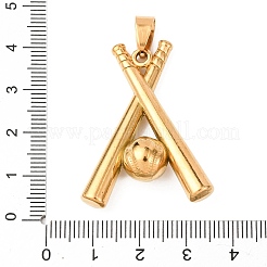 304 Stainless Steel Pendants&nbsp;LS-STAS-D129-15G