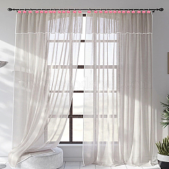 2Pcs Iron Shower Curtain Rings for Bathroom&nbsp;DIY-LP0001-98B