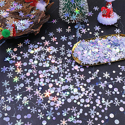 60G Christmas Snowflake Paper Confetti&nbsp;DIY-CY0002-42