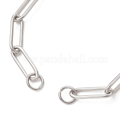 304 Stainless Steel Paperclip Chain Bracelet Making&nbsp;AJEW-JB01583