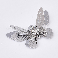 Brass Filigree Pendants&nbsp;KK-R082-07P