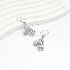 Geometric Brass Hoop Dangle Earrings for Women&nbsp;JR6007