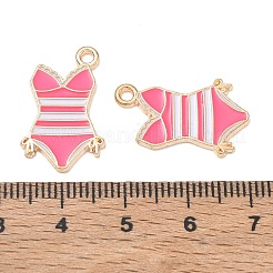 Alloy Enamel Pendants&nbsp;AL-CBAE435-06G-02