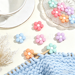 12Pcs 6 Colors Silicone Beads&nbsp;SIL-PA0001-63
