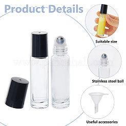 100Pcs Glass & Steel Bead Roller Ball Bottles&nbsp;AJEW-DC0003-89