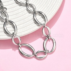 304 Stainless Steel Link Chain Bracelets for Women&nbsp;BJEW-B169-04B-P