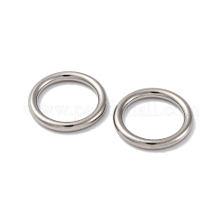 201 Stainless Steel Closed Jump Rings&nbsp;STAS-D301-17P-02