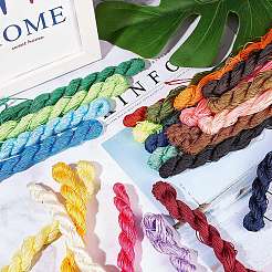 ビーズジュエリー製造用ナイロン糸ナイロン糸  ミックスカラー  1mm  27色  24 M /バンドル  1bundle / color  27バンドル / セット&nbsp;NWIR-PH0001-37