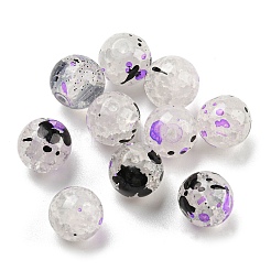 Transparent Crackle Glass Beads&nbsp;GLAA-D012-02E