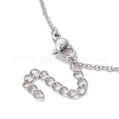 Natural Clam Shell & Imitation Pearl Pendant Necklaces&nbsp;NJEW-JN05006