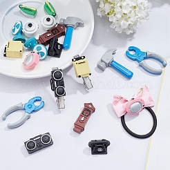 20Pcs 10 Style Resin Cabochons&nbsp;CRES-SC0001-93