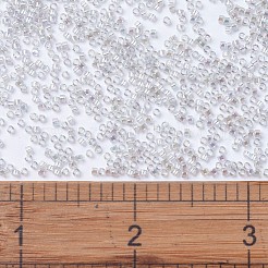 MIYUKIデリカビーズ  シリンダー  日本製シードビーズ  11/0  （db1251)透明グレーミストab  1.3x1.6mm  穴：0.8mm  約2000PCS /ボトル  10 G /ボトル&nbsp;SEED-JP0008-DB1251