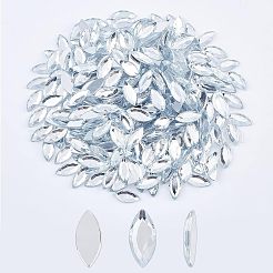 300Pcs Imitation Taiwan Acrylic Rhinestone Cabochons&nbsp;GACR-FG0001-12A