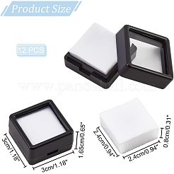 Plastic Loose Diamond Display Boxes&nbsp;CON-WH0087-55A