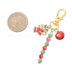10Pcs 10 Styles Christmas Theme Alloy Enamel Pendant Decoration&nbsp;HJEW-JM03914
