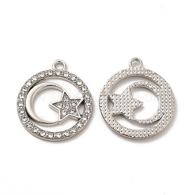 Alloy Crystal Rhinestone Pendants&nbsp;FIND-G048-16P-1