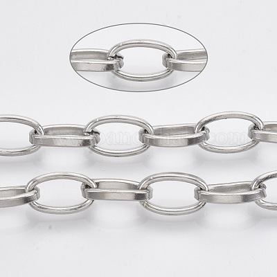 Tarnish Resistant 304 Stainless Steel Cable Chains&nbsp;STAS-R100-31-1