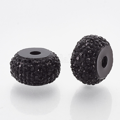 Resin Rhinestone Beads&nbsp;RESI-T020-01B-01-1