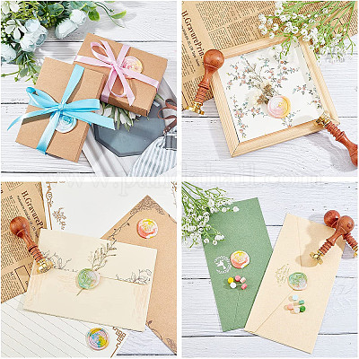 ワックスシーリングスタンプセット シーリングワックススタンプ真鍮製