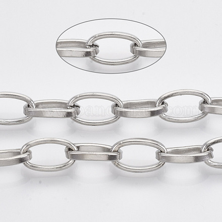 Tarnish Resistant 304 Stainless Steel Cable Chains&nbsp;STAS-R100-31-1