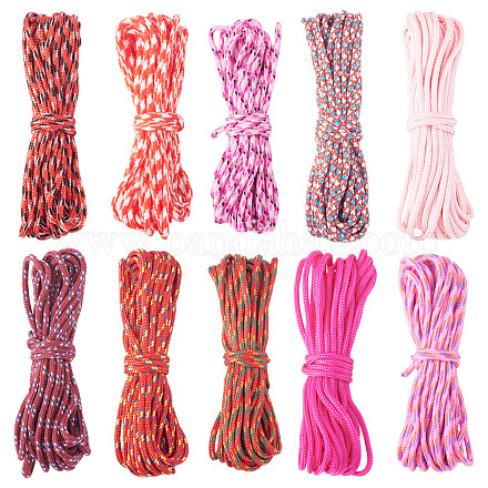 Wholesale 40M 10 Colors Polyester & Spandex Cord Ropes - Pandahall.com