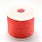 Nylon Braided Cord, Tomato, 1.0mm, about 49.21 yards(45m)/roll