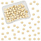 Brass Cabochons, Golden, Sun, 9x8x0.8mm, 100pcs/box